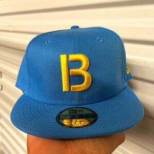 Boston Red Sox MLB Blue Canary Yellow Fitted Hat - New